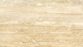 beiged traventine front